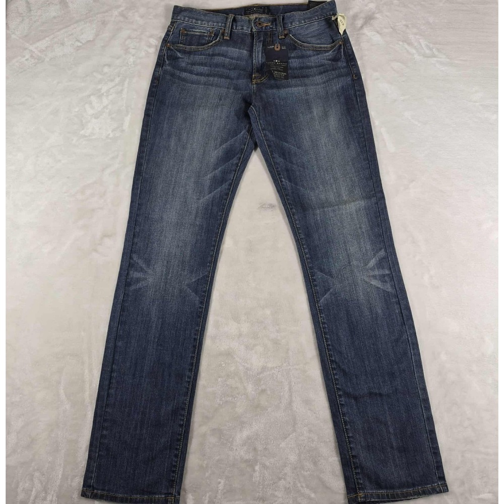 Lucky Brand 221 Original Straight Jeans Men's 30x34 Blue‎ Denim Casual Erwin NWT